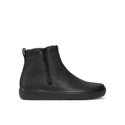 Sztyblety ECCO Soft 7 Tred 45031401001 Czarny ze sklepu eobuwie.pl w kategorii Buty zimowe męskie - zdjęcie 182098460