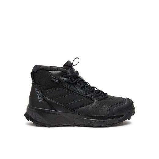 Trekkingi adidas Terrex Winter Boot Mid Leather ID2859 Czarny ze sklepu eobuwie.pl w kategorii Buty trekkingowe męskie - zdjęcie 182098520