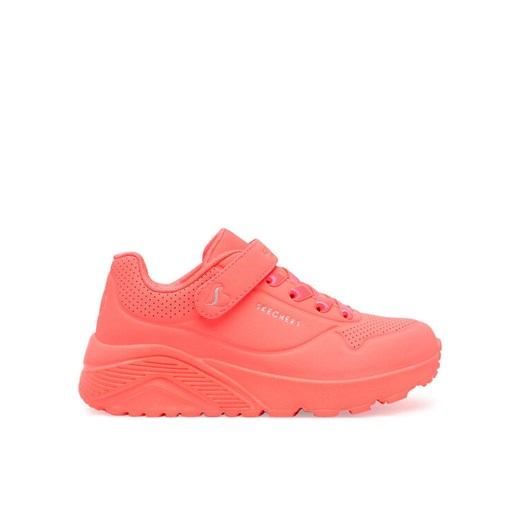 Sneakersy Skechers Uno Lite 310451L/NPCL Koralowy ze sklepu eobuwie.pl w kategorii Buty sportowe dziecięce - zdjęcie 182098651
