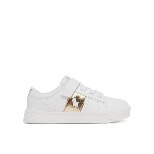 Sneakersy Polo Ralph Lauren Frazier Ps RL02446103 Biały ze sklepu eobuwie.pl w kategorii Buty sportowe dziecięce - zdjęcie 182098694
