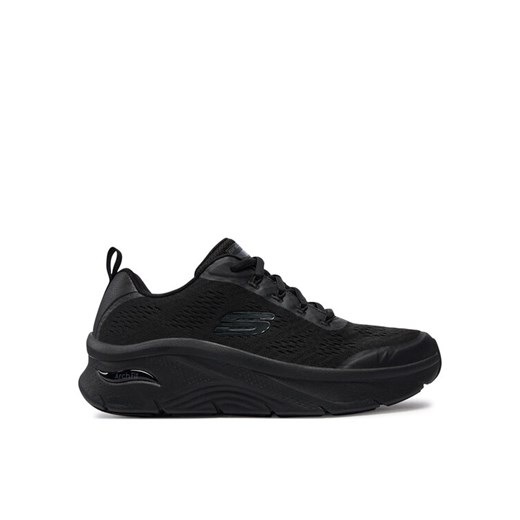 Sneakersy Skechers Arch Fit D'Lux 232502 Czarny ze sklepu eobuwie.pl w kategorii Buty sportowe męskie - zdjęcie 182098894