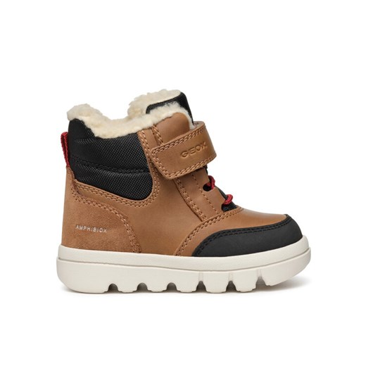 Kozaki Geox B Willaboom Boy B Ab B365BC 0ME22 C6777 M Brązowy ze sklepu eobuwie.pl w kategorii Buty zimowe dziecięce - zdjęcie 182098904
