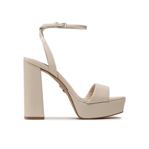 Sandały Steve Madden Lessa SM11001631-288 Écru ze sklepu eobuwie.pl w kategorii Sandały damskie - zdjęcie 182099003