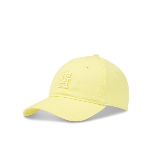 Czapka z daszkiem Tommy Hilfiger Beach Summer Soft Cap AW0AW16170 Żółty ze sklepu eobuwie.pl w kategorii Czapki z daszkiem damskie - zdjęcie 182099041
