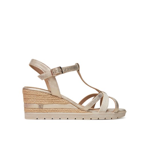 Espadryle s.Oliver 5-28711-44 Złoty ze sklepu eobuwie.pl w kategorii Espadryle damskie - zdjęcie 182099152