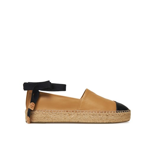 Espadryle Tory Burch 164724 Brązowy ze sklepu eobuwie.pl w kategorii Espadryle damskie - zdjęcie 182099220