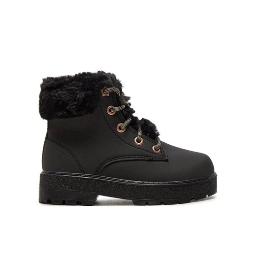 Trapery Skechers Street Glitz 310952L Czarny ze sklepu eobuwie.pl w kategorii Buty zimowe dziecięce - zdjęcie 182099243