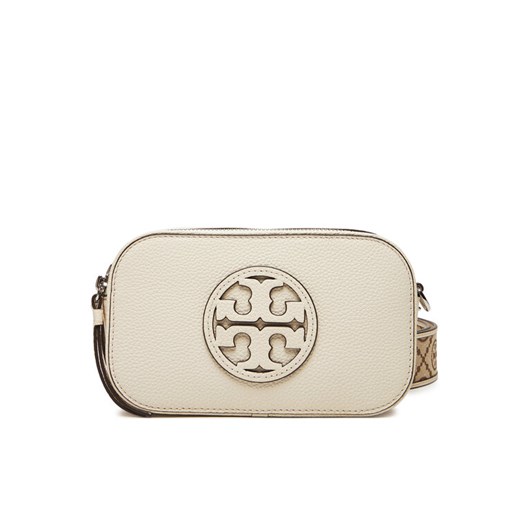 Torebka Tory Burch 171955 Écru ze sklepu eobuwie.pl w kategorii Listonoszki - zdjęcie 182099254