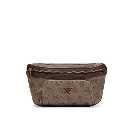 Saszetka nerka Guess Vezzola Smart Mini Bags HMEVZL P3231 Beżowy ze sklepu eobuwie.pl w kategorii Nerki - zdjęcie 182099343