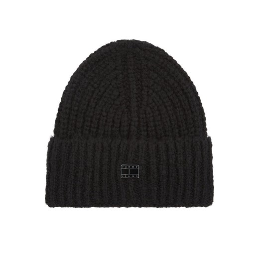 Czapka Tommy Jeans City Bold AW0AW16786 Czarny ze sklepu eobuwie.pl w kategorii Czapki zimowe damskie - zdjęcie 182099352
