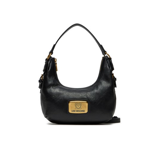 Torebka LOVE MOSCHINO JC4273PP0LKB0000 Czarny ze sklepu eobuwie.pl w kategorii Torebki hobo - zdjęcie 182099400
