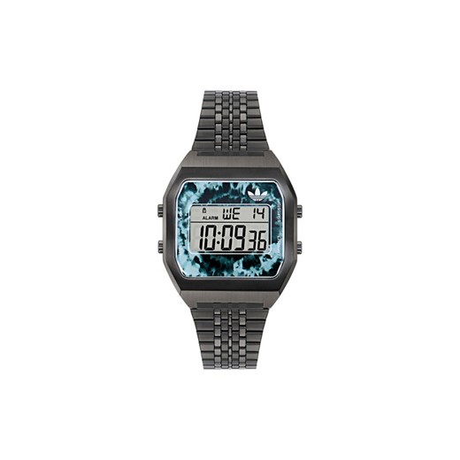Zegarek adidas Digital Two AOST24558 Czarny ze sklepu eobuwie.pl w kategorii Zegarki - zdjęcie 182099484