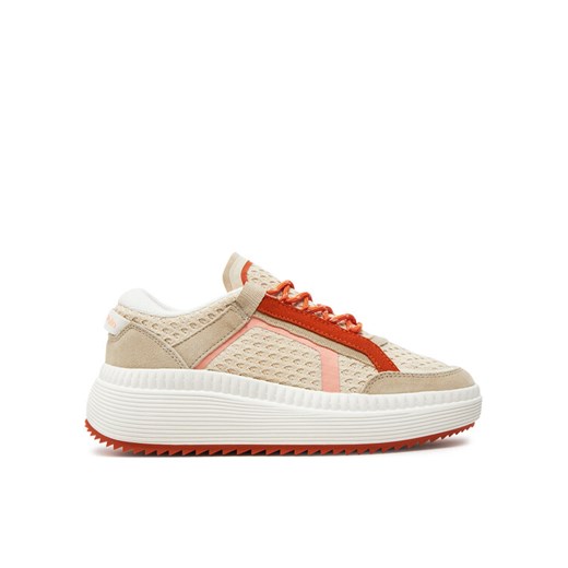 Sneakersy Marc O'Polo 40217833501312 Beżowy ze sklepu eobuwie.pl w kategorii Buty sportowe damskie - zdjęcie 182099524