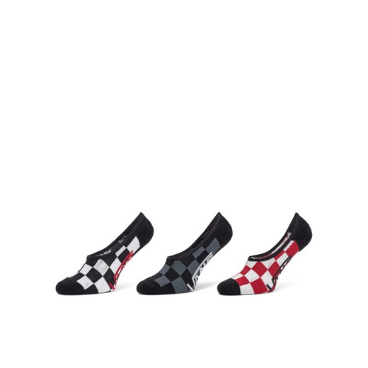 Zestaw 3 par stopek męskich Vans Classic No Show VN000F10 Kolorowy ze sklepu eobuwie.pl w kategorii Skarpetki męskie - zdjęcie 182099602