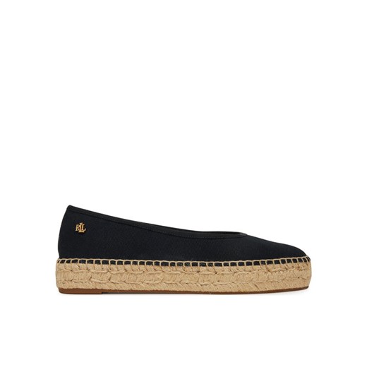 Espadryle LAUREN RALPH LAUREN Luize 802959187001 Czarny ze sklepu eobuwie.pl w kategorii Espadryle damskie - zdjęcie 182099643