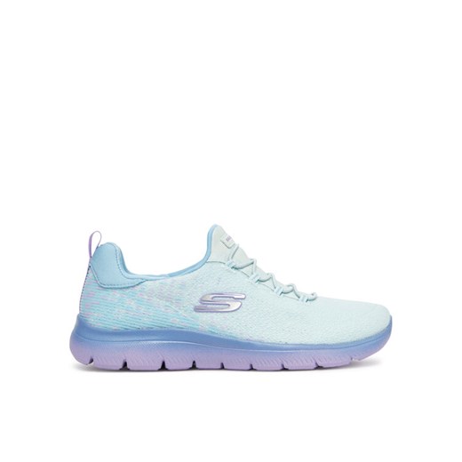 Sneakersy Skechers Summits-Morning Glow 150269/LBLV Niebieski ze sklepu eobuwie.pl w kategorii Buty sportowe damskie - zdjęcie 182099692