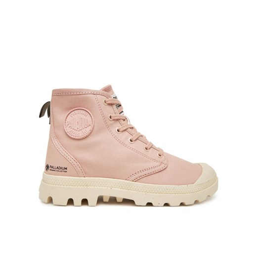 Trapery Palladium Pampa Hi Zip Organic 79101-605-M Różowy ze sklepu eobuwie.pl w kategorii Workery damskie - zdjęcie 182099844