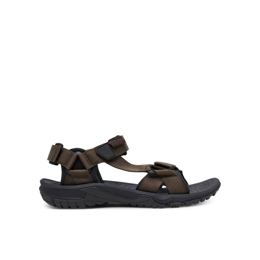 Sandały Jack Wolfskin Lakewood Ride Sandal M 4019021 Brązowy ze sklepu eobuwie.pl w kategorii Sandały męskie - zdjęcie 182099854