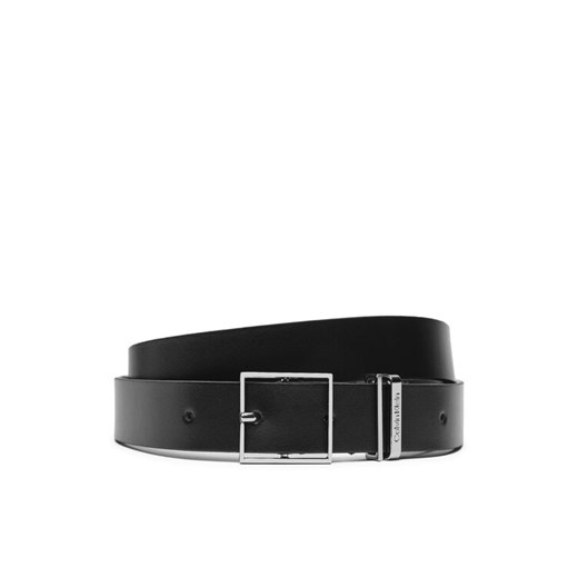 Pasek Damski Calvin Klein Branded Loop Square Belt 2.5 K60K612866 Czarny ze sklepu eobuwie.pl w kategorii Paski damskie - zdjęcie 182099953