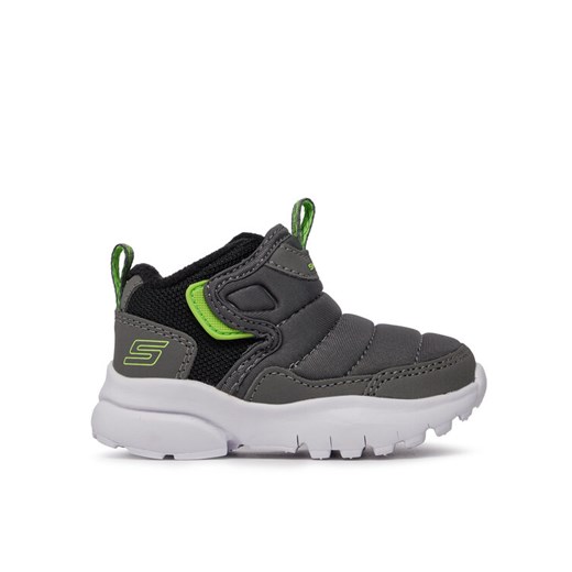 Sneakersy Skechers Razor Flex Cool Break 403784N/CCBK Szary ze sklepu eobuwie.pl w kategorii Buty zimowe dziecięce - zdjęcie 182099981