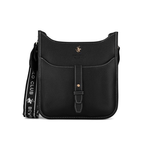 Torebka Beverly Hills Polo Club BHPC-C-016-07 Czarny ze sklepu eobuwie.pl w kategorii Listonoszki - zdjęcie 182100010