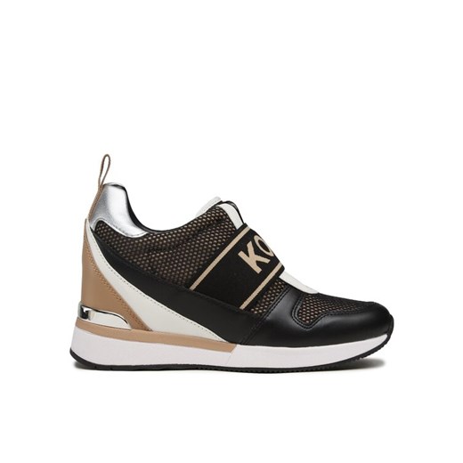 Sneakersy MICHAEL Michael Kors Maven Slip On Trainer 43R3MVFP2D Czarny ze sklepu eobuwie.pl w kategorii Buty sportowe damskie - zdjęcie 182100030