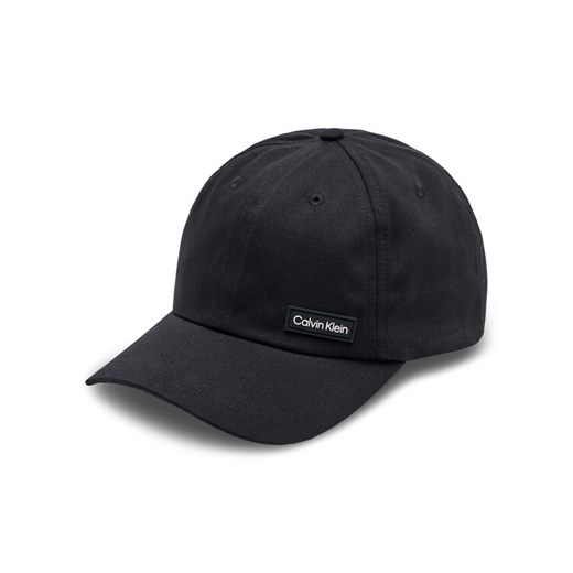 Czapka z daszkiem Calvin Klein Elevated Patch K50K510487 Czarny ze sklepu eobuwie.pl w kategorii Czapki z daszkiem damskie - zdjęcie 182100181