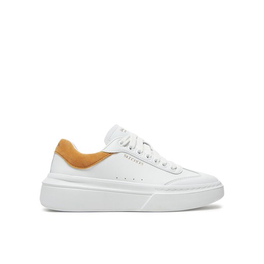 Sneakersy Skechers 185060/WTAN Biały ze sklepu eobuwie.pl w kategorii Buty sportowe damskie - zdjęcie 182100223