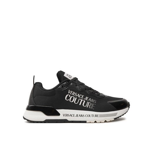 Sneakersy Versace Jeans Couture 77VA3SA9 ZS904 Czarny ze sklepu eobuwie.pl w kategorii Buty sportowe damskie - zdjęcie 182100254