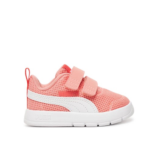 Sneakersy Puma Courtflex V3 Mesh Inf 398086 07 Różowy ze sklepu eobuwie.pl w kategorii Buty sportowe dziecięce - zdjęcie 182100284