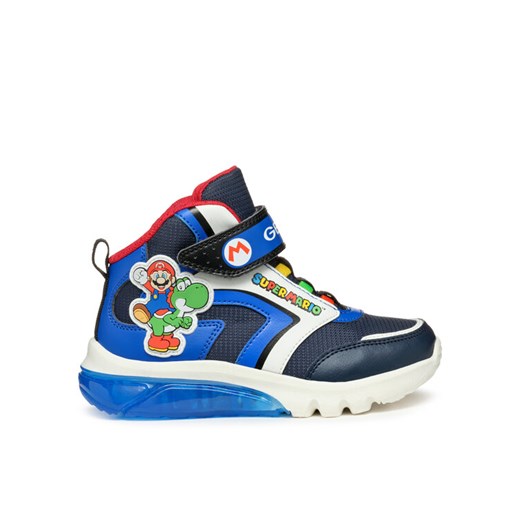 Sneakersy Geox J Ciberdron Boy J46LBJ 054FU C4226 DD Granatowy ze sklepu eobuwie.pl w kategorii Buty sportowe dziecięce - zdjęcie 182100353