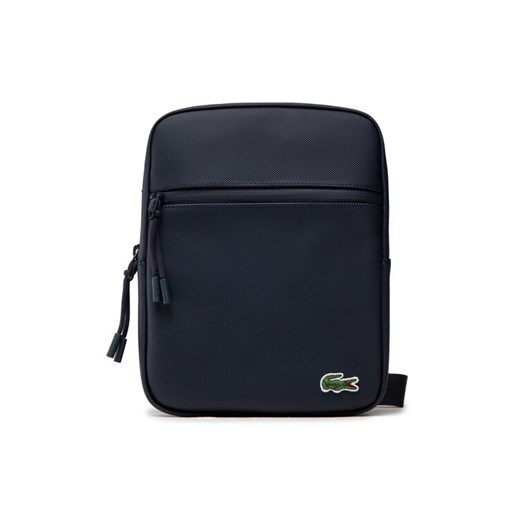 Saszetka Lacoste M Flat Crossover Bag NH3308LV Niebieski ze sklepu eobuwie.pl w kategorii Saszetki - zdjęcie 182100391