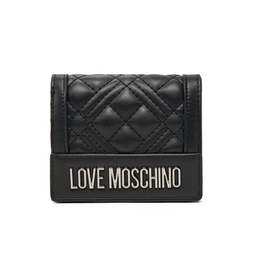 Mały Portfel Damski LOVE MOSCHINO JC5601PP1MLA000B Czarny ze sklepu eobuwie.pl w kategorii Portfele damskie - zdjęcie 182100403