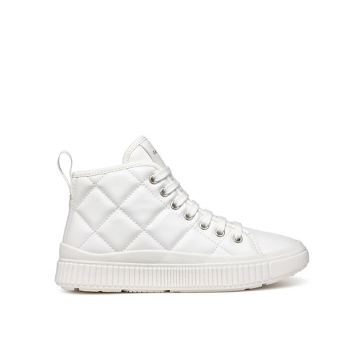Sneakersy Geox J Laquinny Girl J46M3B 000BC C1000 S Biały ze sklepu eobuwie.pl w kategorii Buty sportowe dziecięce - zdjęcie 182100411