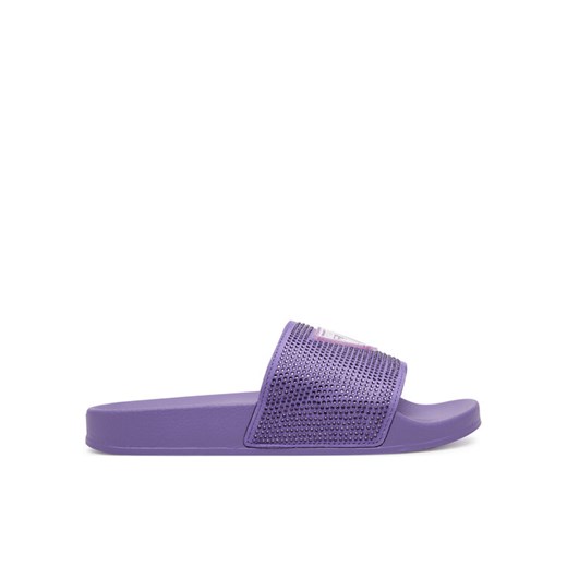 Klapki Guess E4GZ25 BB00F Fioletowy ze sklepu eobuwie.pl w kategorii Klapki damskie - zdjęcie 182100422