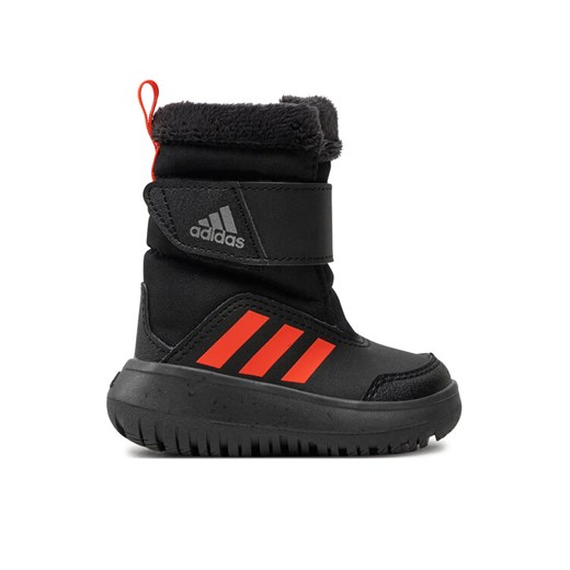 Śniegowce adidas Winterplay I IF1715 Czarny ze sklepu eobuwie.pl w kategorii Buty zimowe dziecięce - zdjęcie 182100450
