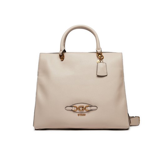 Torebka Guess Malva Hobo HWBB94 94070 Beżowy ze sklepu eobuwie.pl w kategorii Torby Shopper bag - zdjęcie 182100534