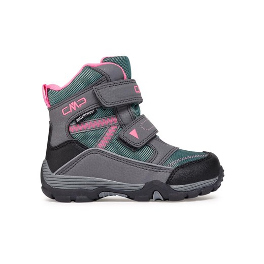 Śniegowce CMP Kids Pyry Snow Boot Wp 38Q4514 Szary ze sklepu eobuwie.pl w kategorii Buty zimowe dziecięce - zdjęcie 182100622