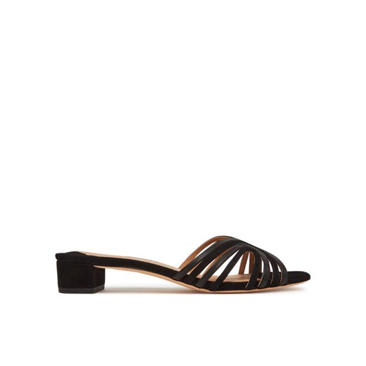 Klapki LAUREN RALPH LAUREN Fay 802961818003 Czarny ze sklepu eobuwie.pl w kategorii Klapki damskie - zdjęcie 182100633