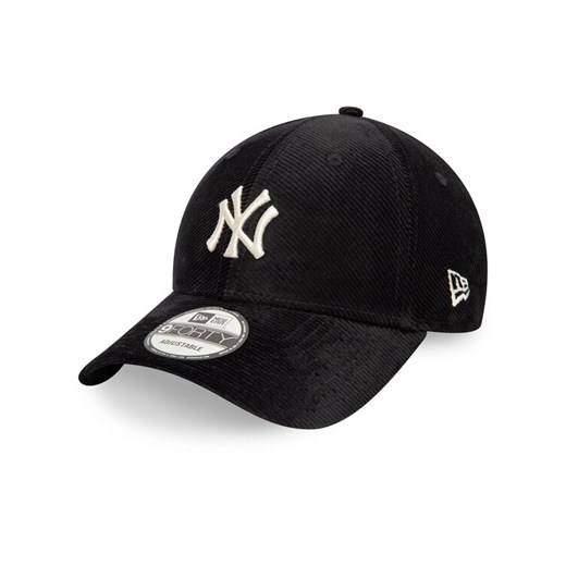 Czapka z daszkiem New Era New York Yankees Cord 9Forty 60595254 Czarny ze sklepu eobuwie.pl w kategorii Czapki z daszkiem damskie - zdjęcie 182100640