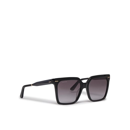 Okulary przeciwsłoneczne Calvin Klein CK22534S Czarny ze sklepu eobuwie.pl w kategorii Okulary przeciwsłoneczne damskie - zdjęcie 182100653