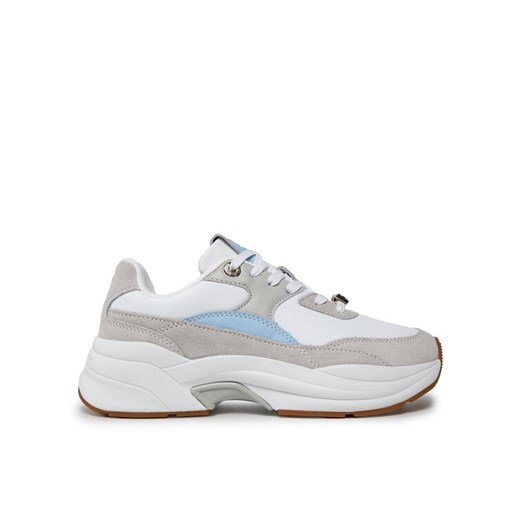 Sneakersy Tommy Hilfiger Chunky Feminine Runner Hardware FW0FW07703 Szary Tommy Hilfiger 36 eobuwie.pl