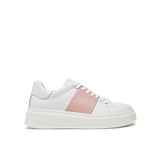 Sneakersy TWINSET 251GCJ012 Biały ze sklepu eobuwie.pl w kategorii Buty sportowe dziecięce - zdjęcie 182100733