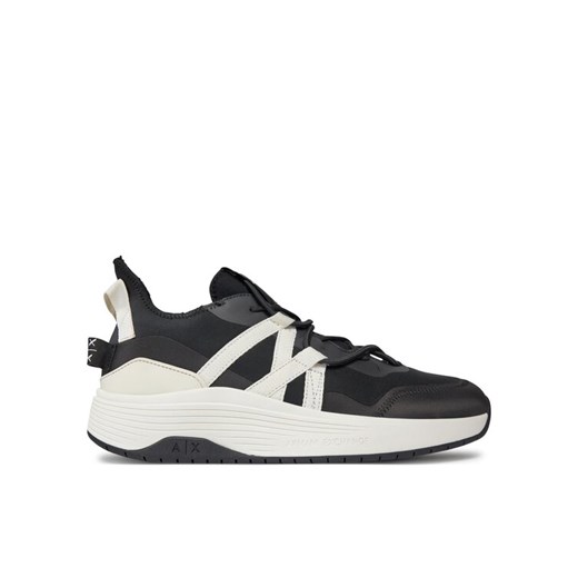 Sneakersy Armani Exchange XUX187 XV774 00002 Czarny ze sklepu eobuwie.pl w kategorii Buty sportowe męskie - zdjęcie 182100763