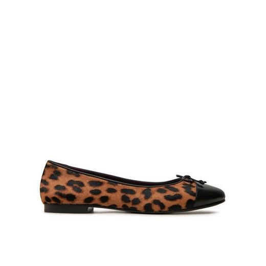 Baleriny Tory Burch 154509 Brązowy ze sklepu eobuwie.pl w kategorii Balerinki - zdjęcie 182100892