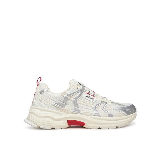 Sneakersy REPLAY GMSD5 .000.C0002T Biały ze sklepu eobuwie.pl w kategorii Buty sportowe męskie - zdjęcie 182100900