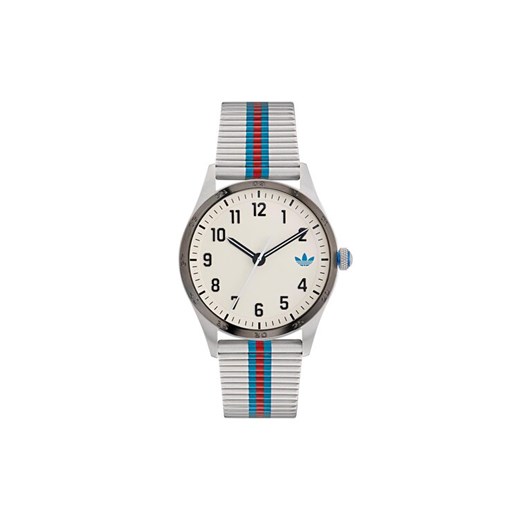 Zegarek adidas Originals Code Four AOSY23531 Srebrny ze sklepu eobuwie.pl w kategorii Zegarki - zdjęcie 182100913