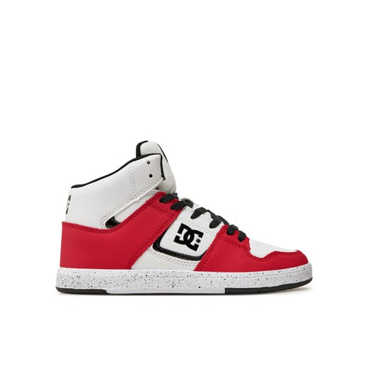 Sneakersy DC Cure Hi Top ADBS700089-WRD Biały ze sklepu eobuwie.pl w kategorii Buty sportowe dziecięce - zdjęcie 182100923