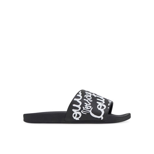 Klapki Versace Jeans Couture 78VA3SQ1 Czarny ze sklepu eobuwie.pl w kategorii Klapki damskie - zdjęcie 182101212