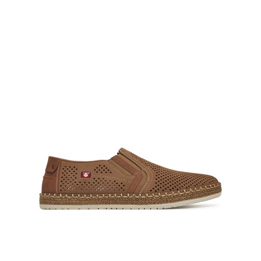Espadryle Rieker B5297-64 Brązowy ze sklepu eobuwie.pl w kategorii Espadryle męskie - zdjęcie 182101282
